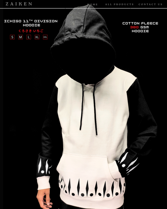 Ichigo 11th Division Hoodie